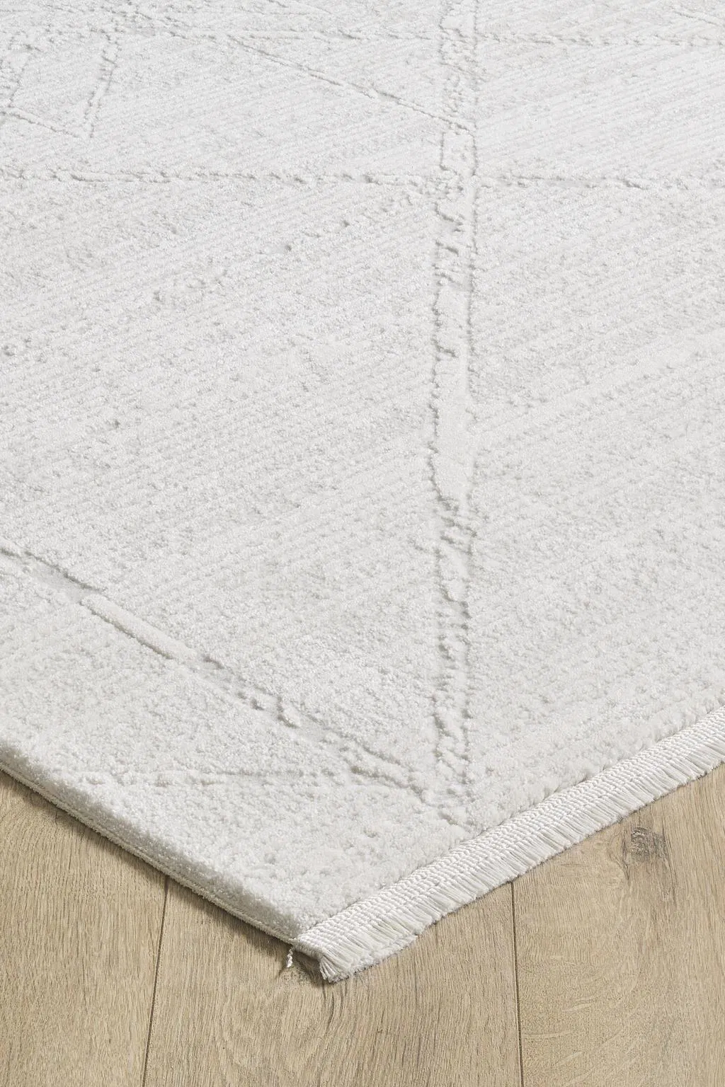 Nera - Aqua Takma Saçaklı Modern Halı - Görsel 3