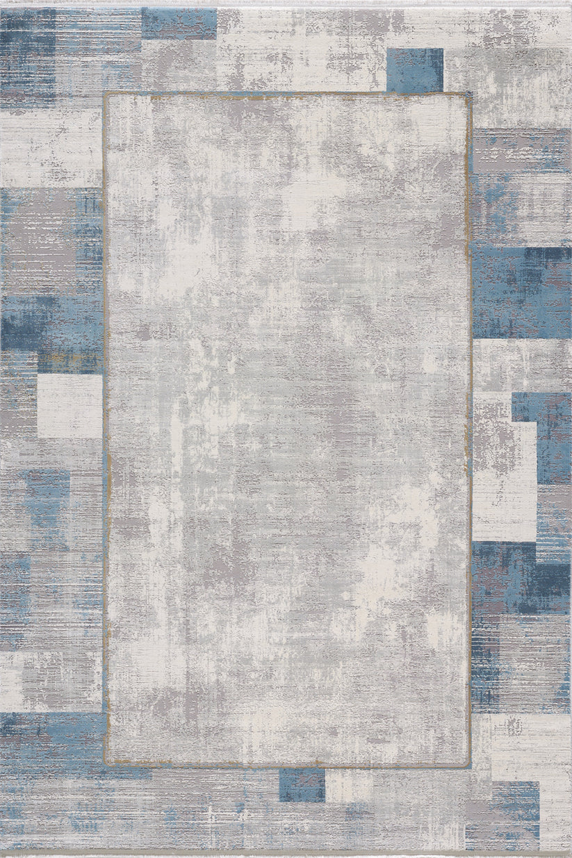 GridWave Blue Premium Halı - M426B