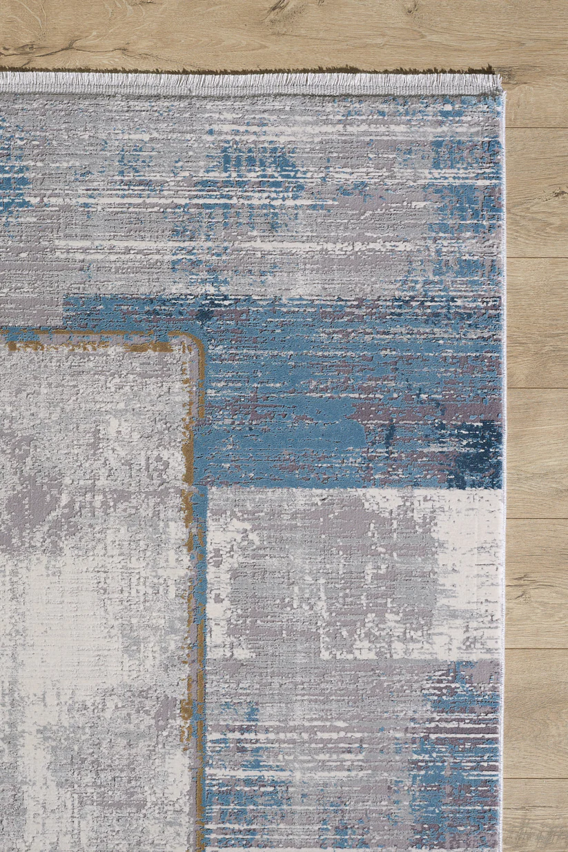 GridWave Blue Premium Halı - M426B - Görsel 2