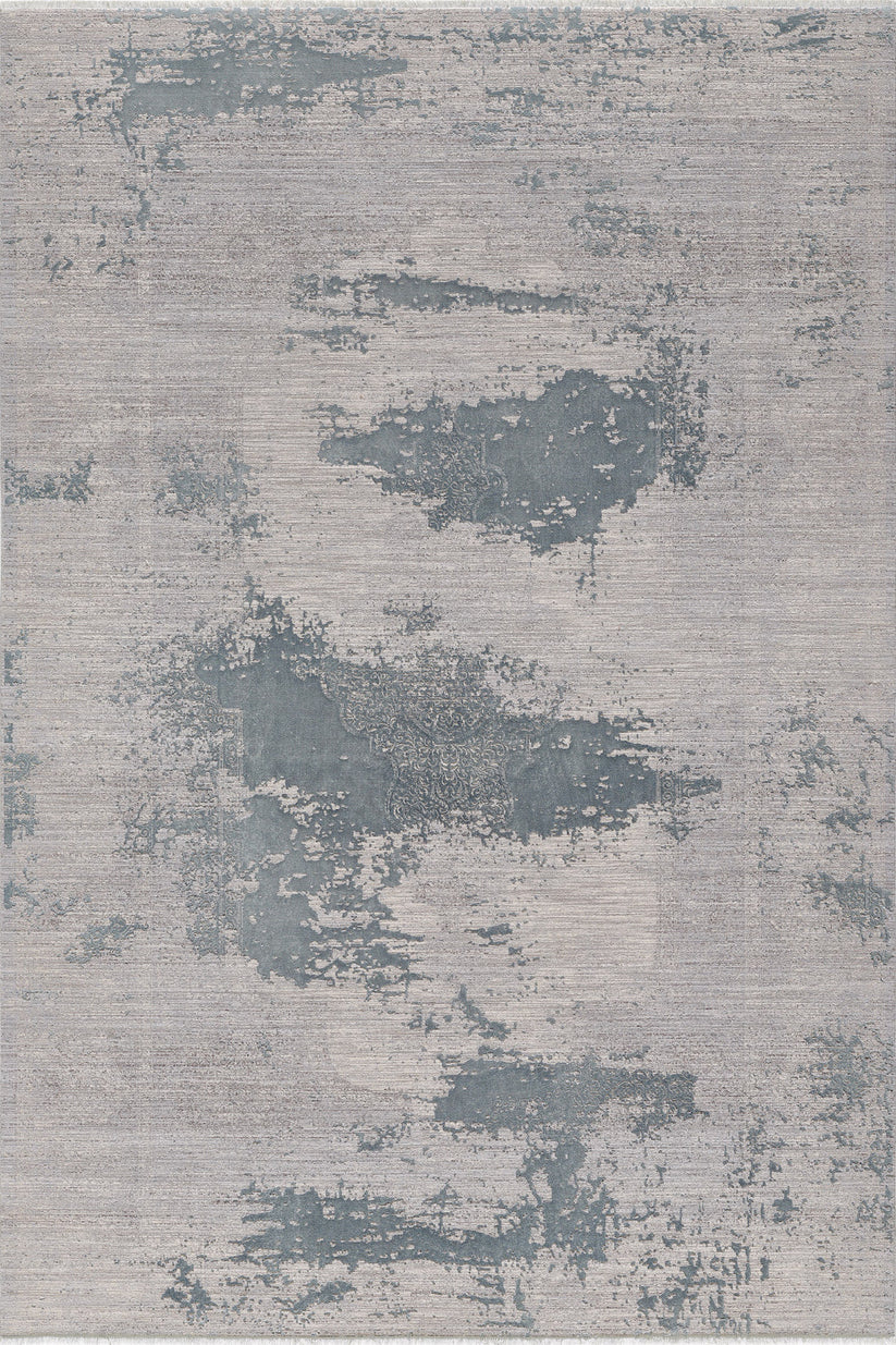 Whispering Mist Modern Halı - Gümüş - HRD002