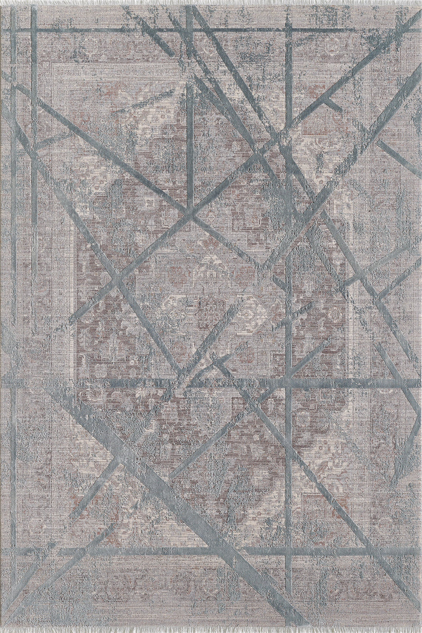 Dominant Lineage Modern Halı - Gri - HRD006