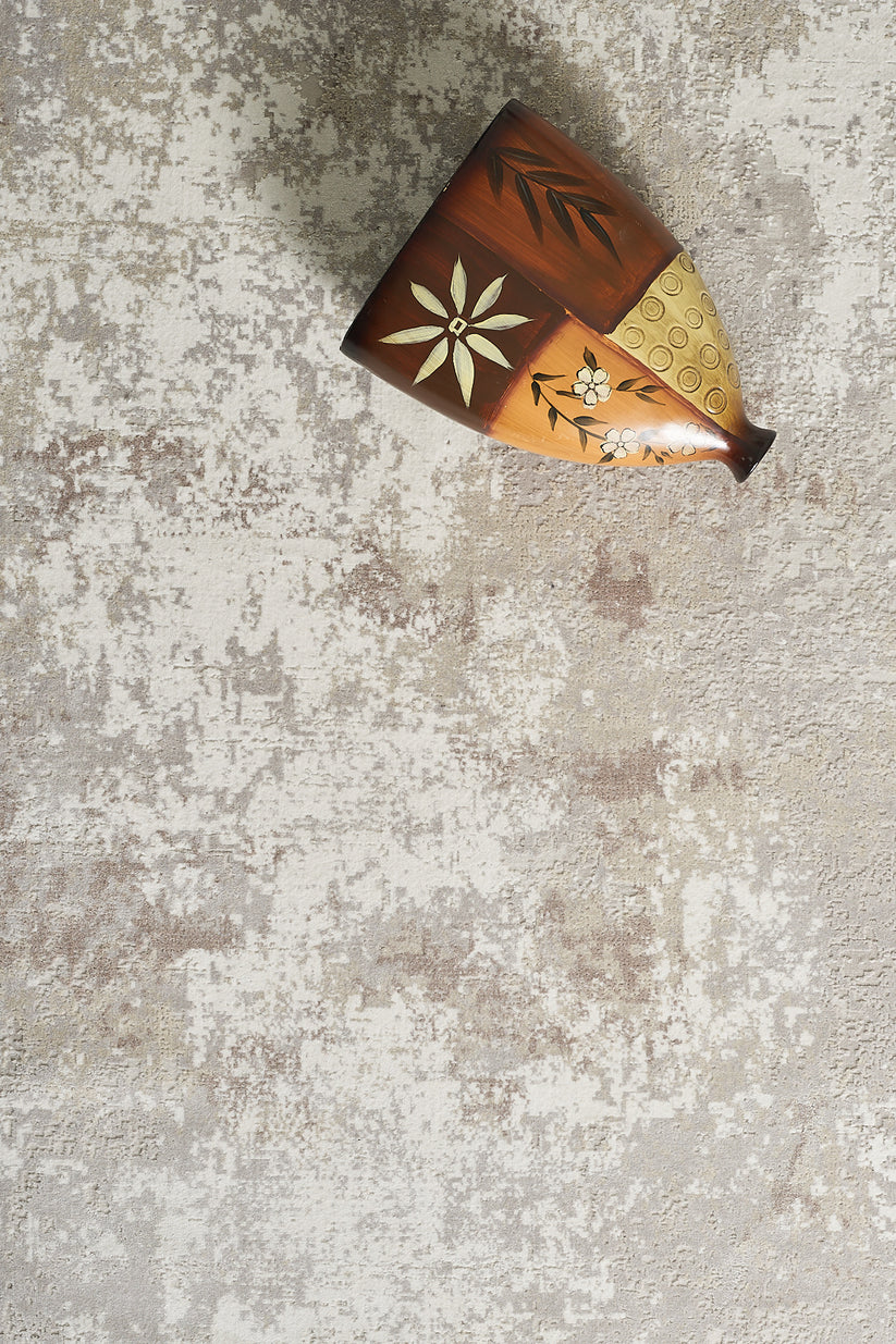 Beige Infusion Dynamics Soyut Desenli Halı - NV002 - Görsel 2