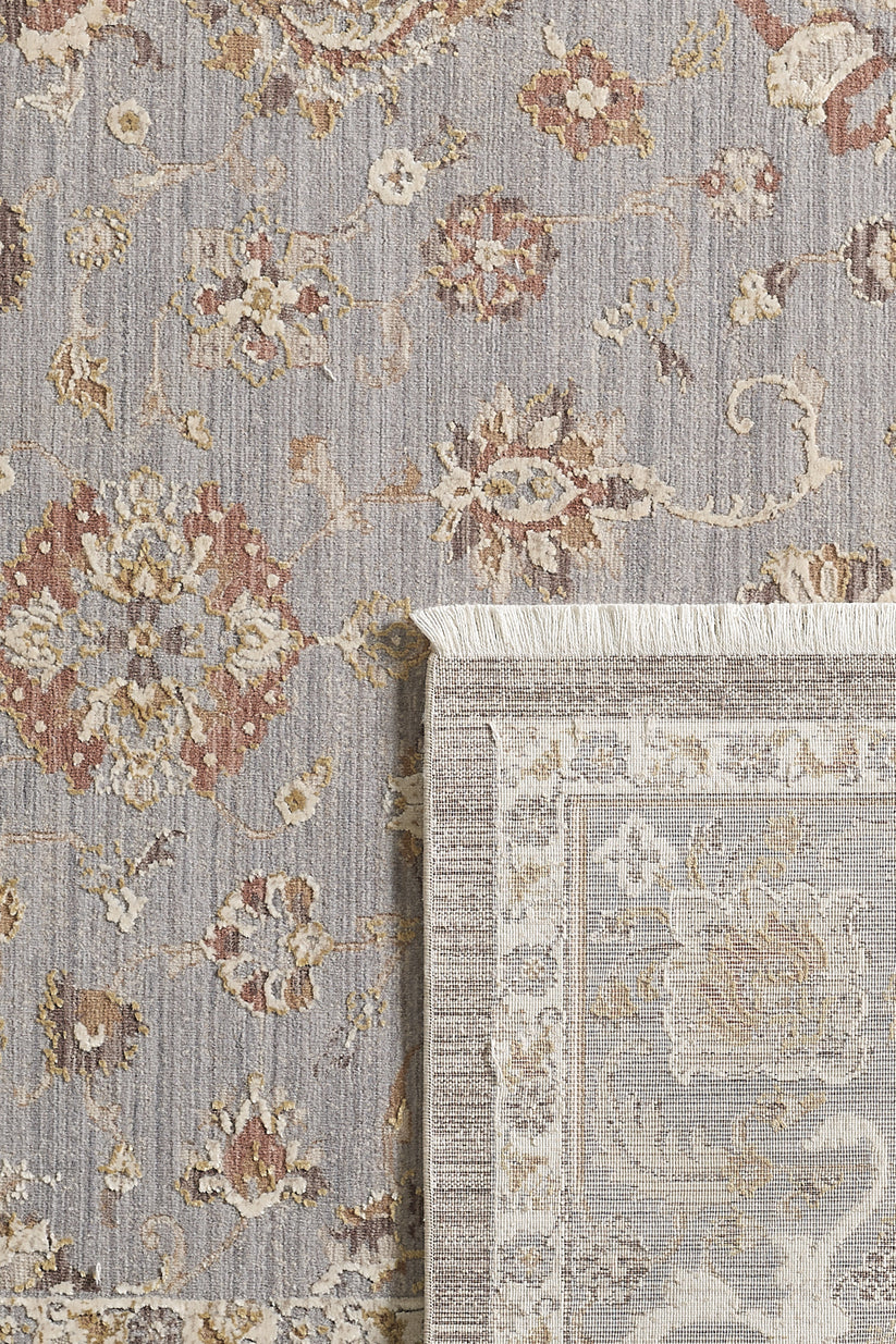 Timeless Petals Uşak Halısı - Gümüş - M621O - Görsel 4