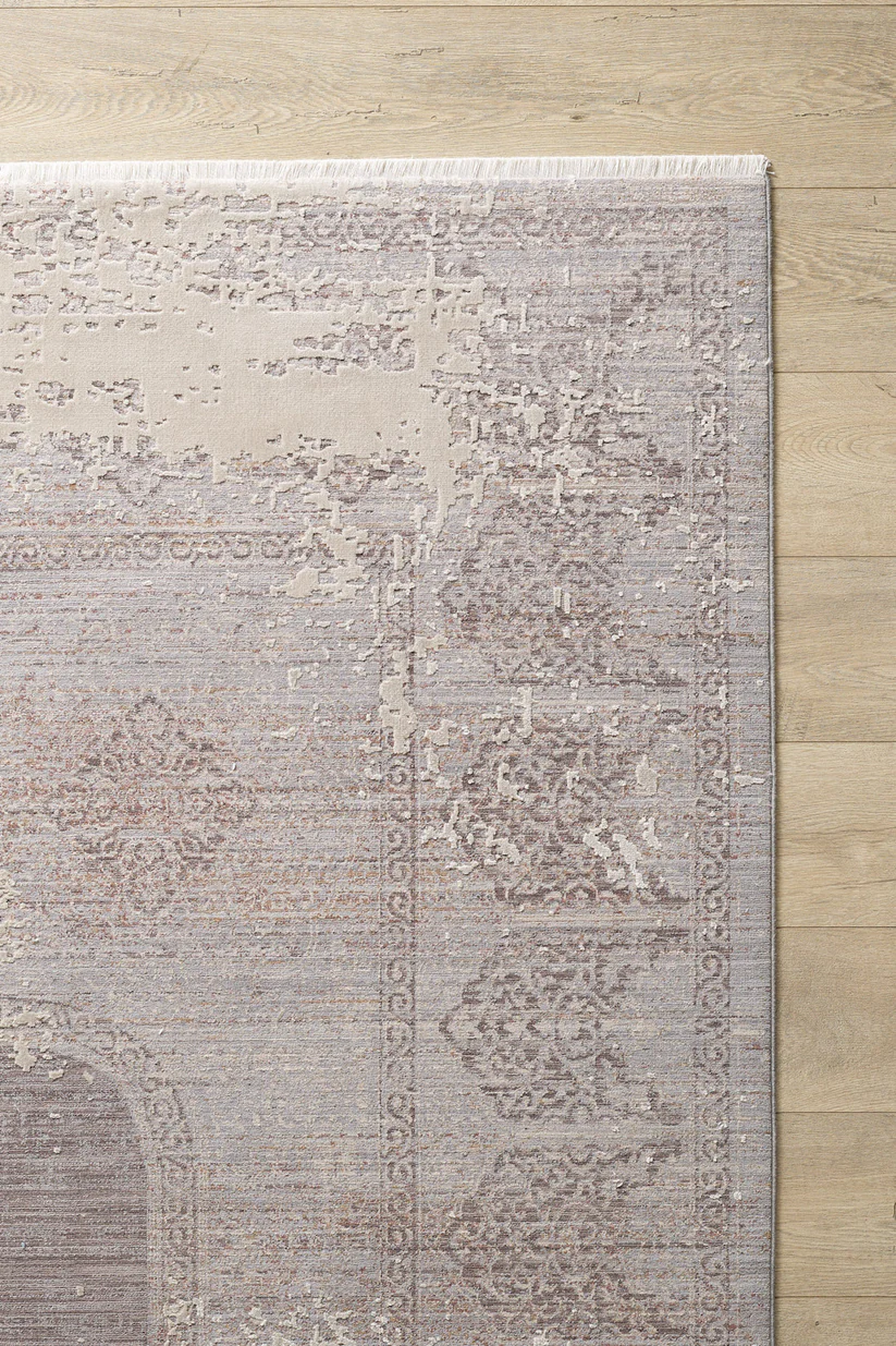 Old World Elegance Modern Halı - Gri - M677N - Görsel 2