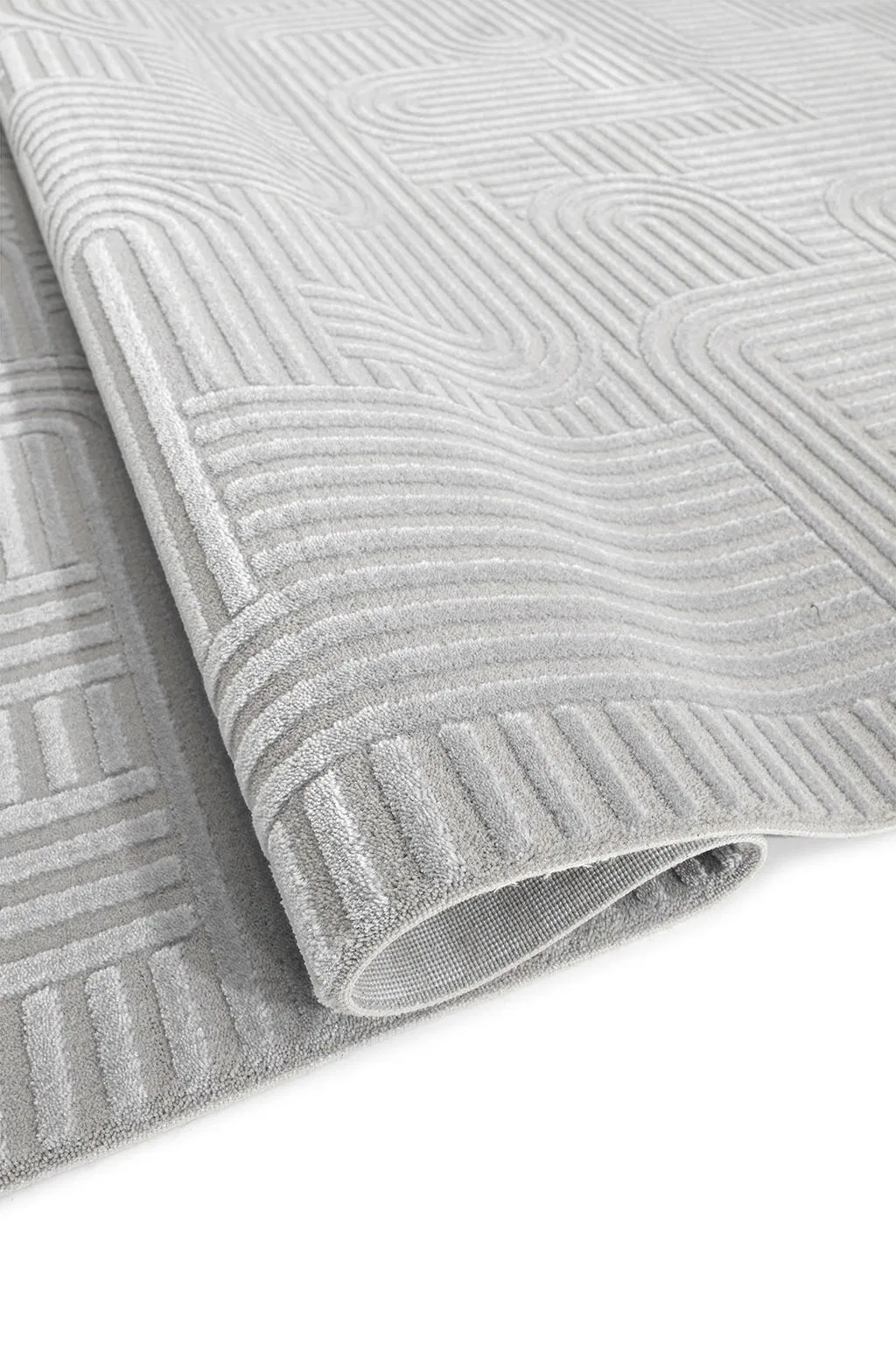 Nova - Wavy Modern Saçaklı Salon Halısı - Görsel 3