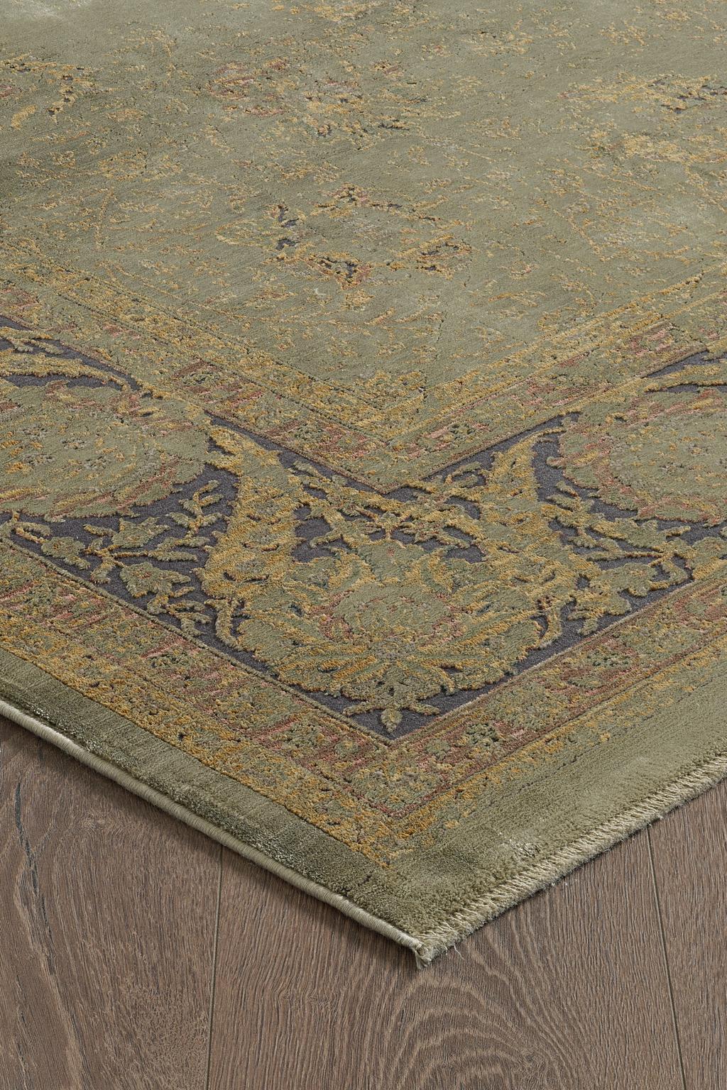Gordion - Vertkelly Kedinden Saçaklı Modern Halı - Görsel 3