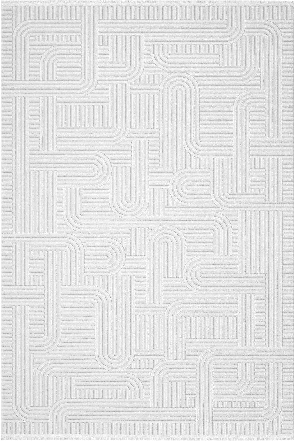 Nova - Maze Modern Saçaklı Salon Halısı