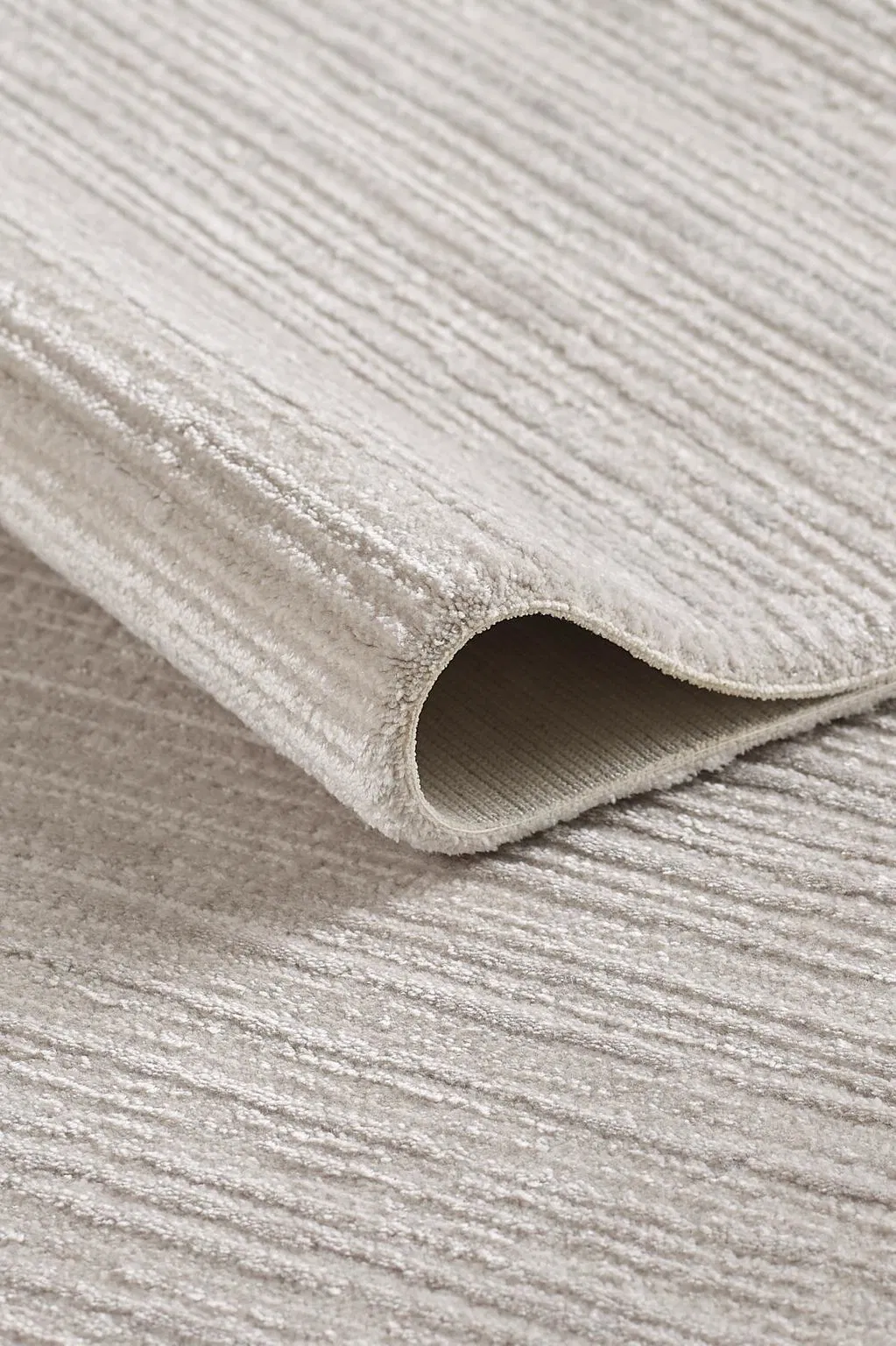 Nera - Silver Takma Saçaklı Modern Salon Halısı - Görsel 2