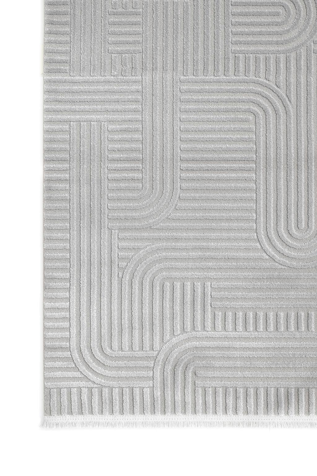 Nova - Wavy Modern Saçaklı Salon Halısı - Görsel 2