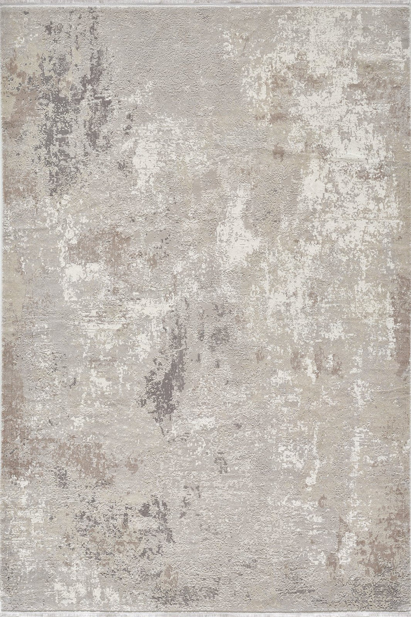 Beige Infusion Dynamics Soyut Desenli Halı - NV002