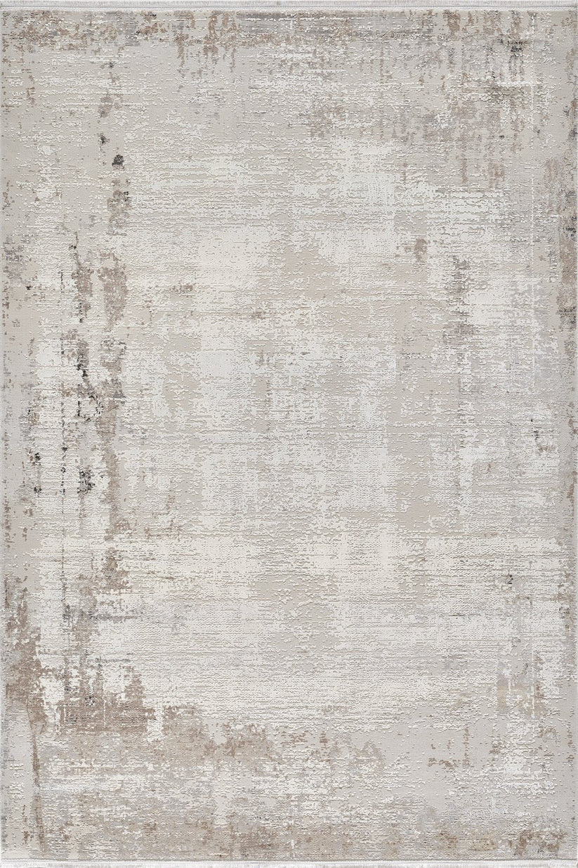 Subtle Beige Echoes Soyut Desenli Halı - NV004