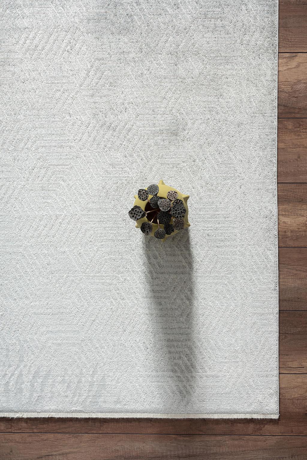 Soho House - Diagonal Geometrik Desenli Salon Halısı - Kişiye Özel Ölçü - Görsel 2