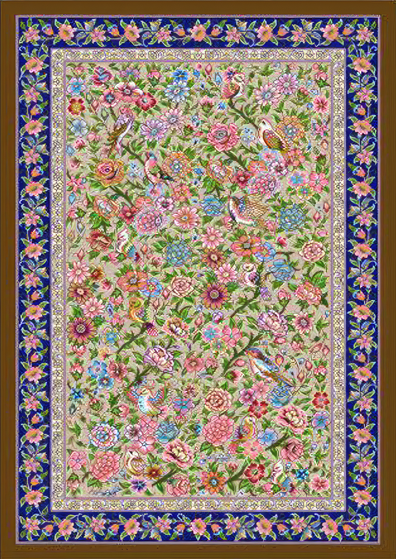 Şark Tebriz - 170 Tarak Dokuma İpek 001