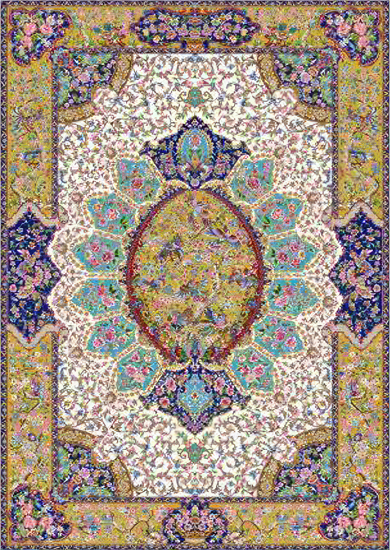 Şark Tebriz - 170 Tarak Dokuma İpek 004