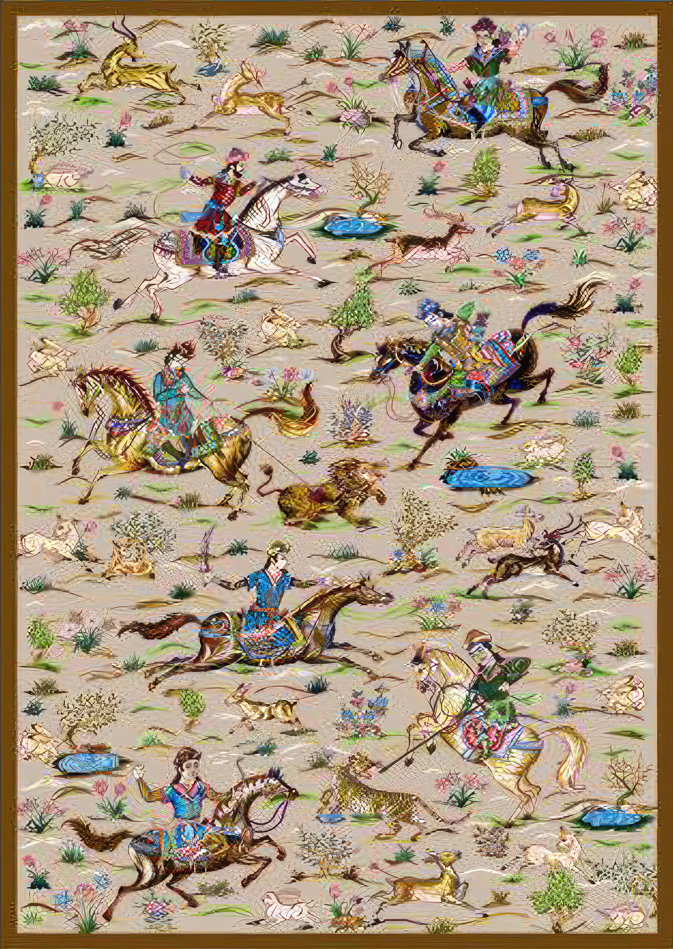 Şark Tebriz - 170 Tarak Dokuma İpek 009