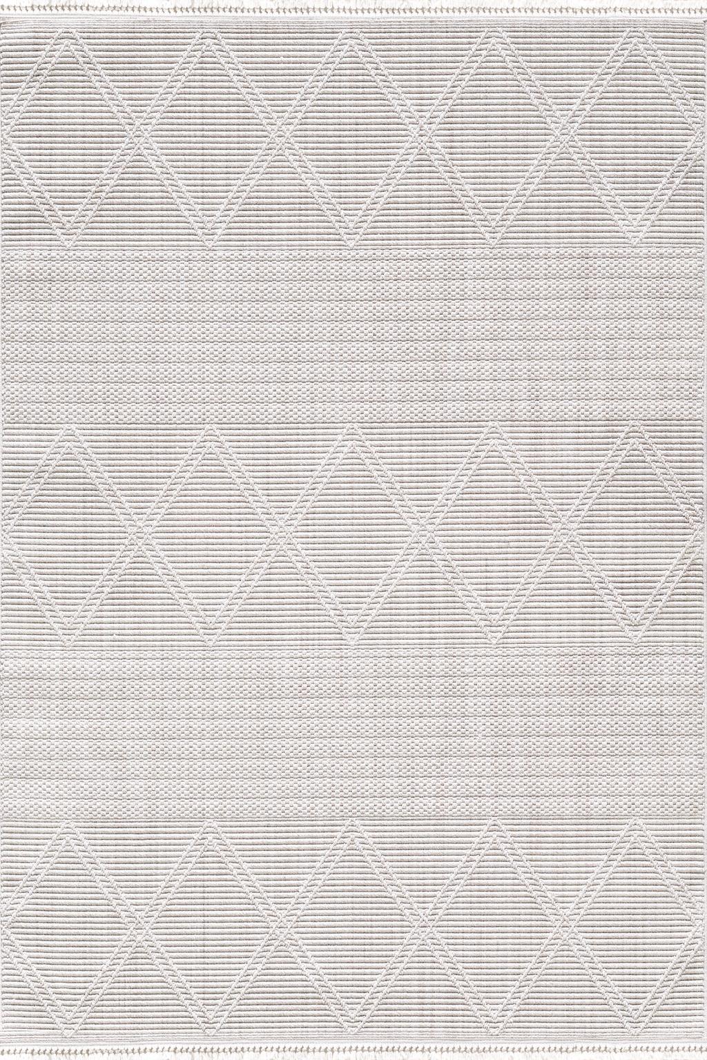 Serenity - Antique White Saçaklı Tozumaz Antialerjik Halı