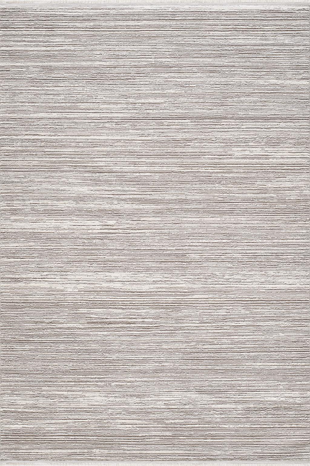 Nera - Mist Takma Saçaklı Modern Akrilik Halı - Kişiye Özel Ölçü